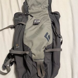 Black Diamond Two-Tone Gray Backpack for Men